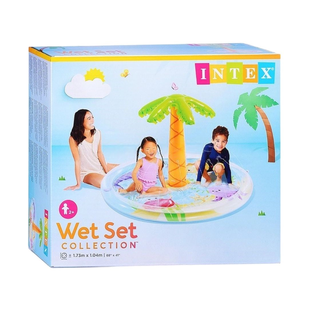 Intex inflatable kiddie Pool Palm Tree - 173 x 104 Cm